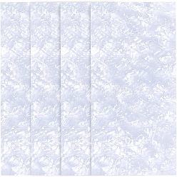 Creamy White 2 Sets Rectangle Celluloid Pearl Celluloid Guitar Head Veneer, Guitar Parts Accessories, Creamy White, 200x100x0.74mm, 2pcs/set