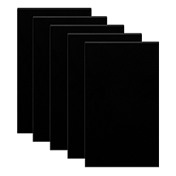 Черный Акриловая доска, прямоугольные, чёрные, 89.5x49.5x3 мм