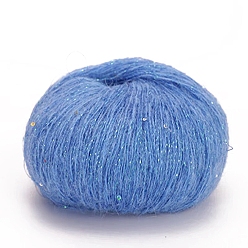 Kornblumenblau Wollgarn, zum Weben, Stricken & Häkeln, Kornblumenblau, 0.8 mm