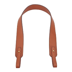 Сиена ПУ кожа широкие плечевые ремни для сумки, с железной шаровой головкой, для замены корзины для мешков аксессуары, цвет охры, 66.5x3.25x0.35 см