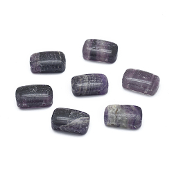 Fluorite Natural Fluorite Multi-Strand Links, Rectangle, 18~18.5x11~12x5~6mm, Hole: 1mm