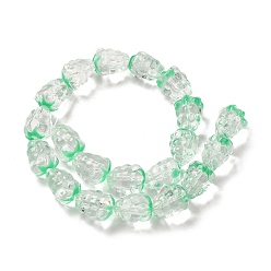 Прозрачный Бусы лэмпворк ручной работы, винограды, прозрачные, 17x12~13x12~13 мм, отверстие : 1.2~1.4 мм, около 20 шт / нитка, 13.39'' (34 см)