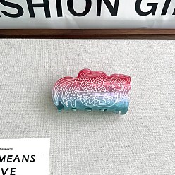 Русалка Заколки для волос в форме когтей из ацетата целлюлозы, аксессуары для волос для женщин и девочек, русалка, 40x88 мм