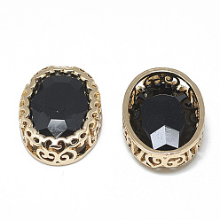 Реактивный Самолет Шить на горный хрусталь, многожильных ссылки, стекло горный хрусталь, с легкими золотыми тонами латуни, аксессуары для одежды, овальные, струя, 21x16x7 мм