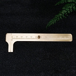 Без Покрытия Латунный переносной штангенциркуль, единая шкала, сырой (без покрытия), диапазон измерения: 12см