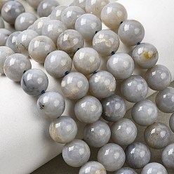 Природный Драгоценный Камень Природных драгоценных камней бисер нитей, круглые, 8 мм, отверстие : 1.2 мм, около 48 шт / нитка, 15.94 дюйм (40.5 см)