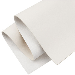 (404) Непрозрачное AB Кислое яблоко ПВХ кожаная ткань, поделки товары для рукоделия, прямоугольные, цветочный белый, 603x331x1.5 мм