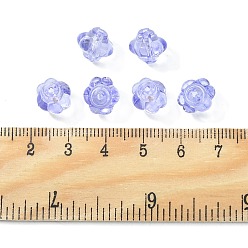 Lilac Transparent Acrylic Beads, Lantern, Lilac, 8.5x10x9.5mm, Hole: 1.5mm, about 1290pcs/500g