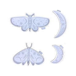 Белый Силиконовые формы для подвесок пищевого класса своими руками, формы для литья смолы, белые, 92~140x62~205 мм