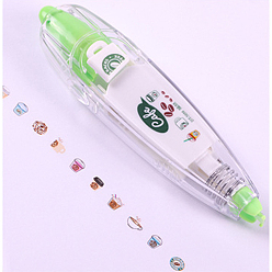 Зеленый газон Abs украшение ручка, симпатичная коррекционная лента, стикеры скрапбукинга, зеленый газон, 11x2.7x2 см