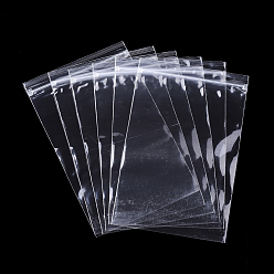 Clear Polypropylene Zip Lock Bags, Top Seal, Resealable Bags, Self Seal Bag, Rectangle, Clear, 18.8x12cm, Unilateral Thickness: 2 Mil(0.05mm), Inner Measure: 17.2x12cm