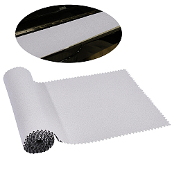 WhiteSmoke Microfiber Dustproof Cloth for Piano Keyboard, Rectangle, WhiteSmoke, 1260x180x1mm