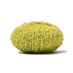 Желтый Полиэфирная пряжа, для ткачества, вязание крючком, желтые, 1~2 мм, около 218.72 ярдов (200 м) / моток