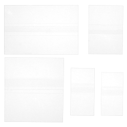 Прозрачный ПВХ пластиковые термоусадочные листы, прозрачные, 500 шт / комплект