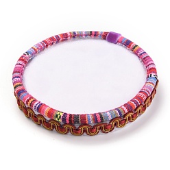 (123L) Белый крем непрозрачный блеск Инструменты для ткачества и бисероплетения, Инструмент для хранения игл для ручной вышивки пайетками своими руками, плоско-круглые, огнеупорный кирпич, 10.5x1.5 см