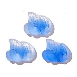 Другие Кабошоны из непрозрачной смолы на тему океана, кабошон морских животных, Плут синий, волновая картина, 17x14 мм