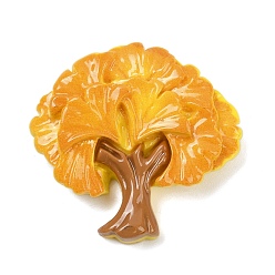 Дерево Тема "урожай на ура" непрозрачные смоляные кабошоны, дерево, 26.5x28x9 мм