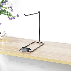 Черный Органайзер для металлических украшений, подвесной стеллаж для ювелирных изделий, подставка для ювелирных изделий, украшения для дома, чёрные, 90x75x200 мм