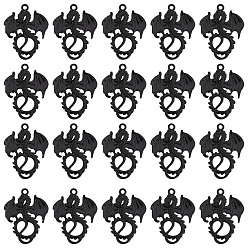 Electrophoresis Black Подвески из сплава, птерозавр, электрофорез черный, 34.5x27.5x2 мм, отверстие : 2 мм, 50 шт / коробка