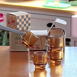 Перу Чашка из пвх мини модель, аксессуары для кукольного домика с микро-ландшафтом, притворяясь опорными украшениями, Перу, 13~15x14.5 мм, 4 шт / комплект