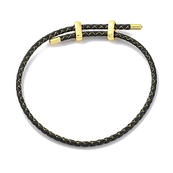 Серый Регулируемые браслеты из полиэфирного шнура, долговечный, серые, внутренний диаметр: 2-5/8~3-1/8 дюйм (6.7~7.8 см)