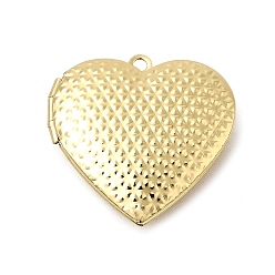 Сердце Подвески латуни медальон, долговечный, без кадмия и без свинца, реальный 18 k позолоченный, сердце, 29.5x29x7 мм, отверстие : 2 мм, внутренний диаметр: 20x21 мм