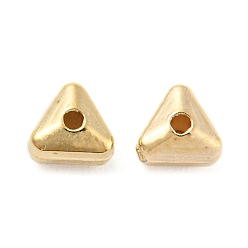 Golden CCB Plastic Beads, Triangle, Golden, 4x4.5x3mm, Hole: 0.5mm