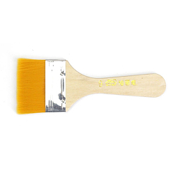 Желтая Старая Ткань  Набор кистей, нейлоновая головка щетки с деревянной ручкой, для акварельной живописи художник профессиональная живопись, старое кружево, 15.7 см, брхш голова: 3.1x5.6см