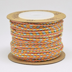 Разноцветный Нейлоновая нить, красочный, 2 мм, Около 20 ярдов / рулон