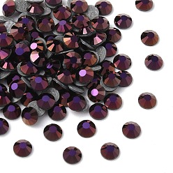 23980 230 Brown Flare Камни preciosa® crystal hotfix с плоской основой, чешский хрусталь, круглый(438 11 612 шатон роза вива 12 ®), 23980 230 коричневый факел, ss 16 (3.8~4 мм)