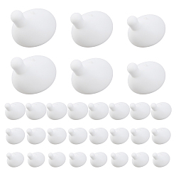 Белый 30 шт. 3 стили tpr игрушка-фиджет для рукоделия, аксессуары для игрушек своими руками, белые, 46.5~53x48~58.5x38.5~46 мм, 10 шт / стиль