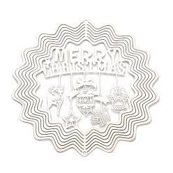 Слово Счастливого Рождества 201 подвески/звенья из нержавеющей стали, гравированные металлические украшения, слово, 147x0.3 мм, отверстие : 2.8 мм