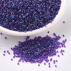 (DB1755) Аква AB с Фуксиновой Подкладкой Бусины miyuki delica, цилиндр, японский бисер, 11/0, (дБ 1755) фуксия выложены аква б, 1.3x1.6 мм, отверстия: 0.8 мм, около 10000 шт / мешок, 50 г / мешок