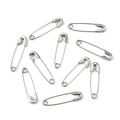 Platinum Iron Safety Pins, Platinum, 20x5x1.5mm, 1000pcs/bag