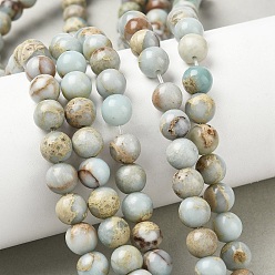 Шушан Камень Натуральный камень Шушан бисер нитей, круглые, класс А, 8 мм, отверстие : 1.4 мм, около 49 шт / нитка, 15.12'' (38.4 см)