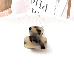 Фора Мини-заколки для волос из ацетата целлюлозы, аксессуары для волос для девочек, оранжевые, 23x23 мм