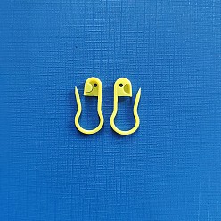 Шампанско-Желтый Пластиковые штыри калабаша, Маркер вязальной строчки, шампанское желтый, 23 мм, 1000 шт / пакет