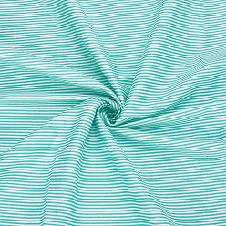 Pale Turquoise Striped Cotton Fabrics, Clothing Accessories, Pale Turquoise, 1000x1600x0.1mm