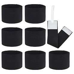 Черный Нейлоновая эластичная повязка на руку, чёрные, 465 мм