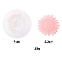 Цветок Пищевые силиконовые формы для свечей своими руками, для изготовления ароматических свечей, цветок, цветок, 70 мм