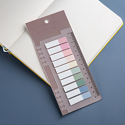 (52) Непрозрачная лаванда Липкие заметки, мини блокнот сообщение, канцтовары школьные принадлежности, прямоугольные, разноцветные, 44x11 мм, 10 цветов, 20 шт / цвет, 200 шт / пакет