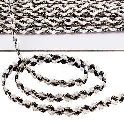 Белый 15 лента из полиэстера в ярдах, для шитья одежды и художественного оформления, белые, 1/4 дюйм (7 мм)