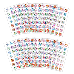 (52) Непрозрачная лаванда Акриловые наклейки 3d, цветок, разноцветные, 121x73x2 мм