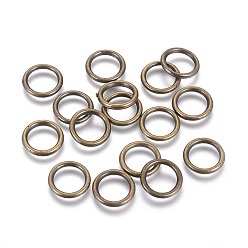 Античная Бронза Пластиковые соединительные кольца ccb, кольцо, античная бронза, 12x2 мм, отверстие : 8.5 мм
