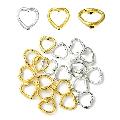 Античный Серебрянный & Античный Золотой 20шт 2 цвета рамка из бисера в тибетском стиле, для создания подарков на День Матери, сердце, без свинца и без кадмия, старинное серебро и античный золотой, 13~13.5x13~14x2 мм, отверстие : 1.5 мм, 10 шт / цвет