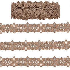 Светло-коричневый Отделка из полиэстера, аксессуар для одежды, цветок, загар, 1-3/4 дюйм (45 мм)