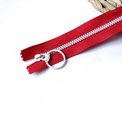 Красный Полиэстеровые закрытые молнии, для сумок-кошельков, пеналы, красные, 20 см
