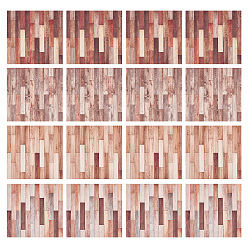 (52) Непрозрачная лаванда 16шт 4цвета самоклеящиеся наклейки на стену из ПВХ, водонепроницаемая износостойкая наклейка, для украшения дома кукольного домика, разноцветные, 10x10x0.5 мм, 4 шт / цвет