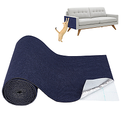Mitternachtsblau Polyester-Kratzschutzaufkleber für Möbel, Rechteck, Mitternachtsblau, 3000x400x4 mm