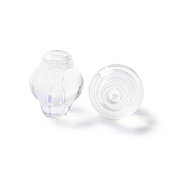 Clear AB Transparent Glass Beads, Lantern, Clear AB, 9x8mm, Hole: 1.5mm